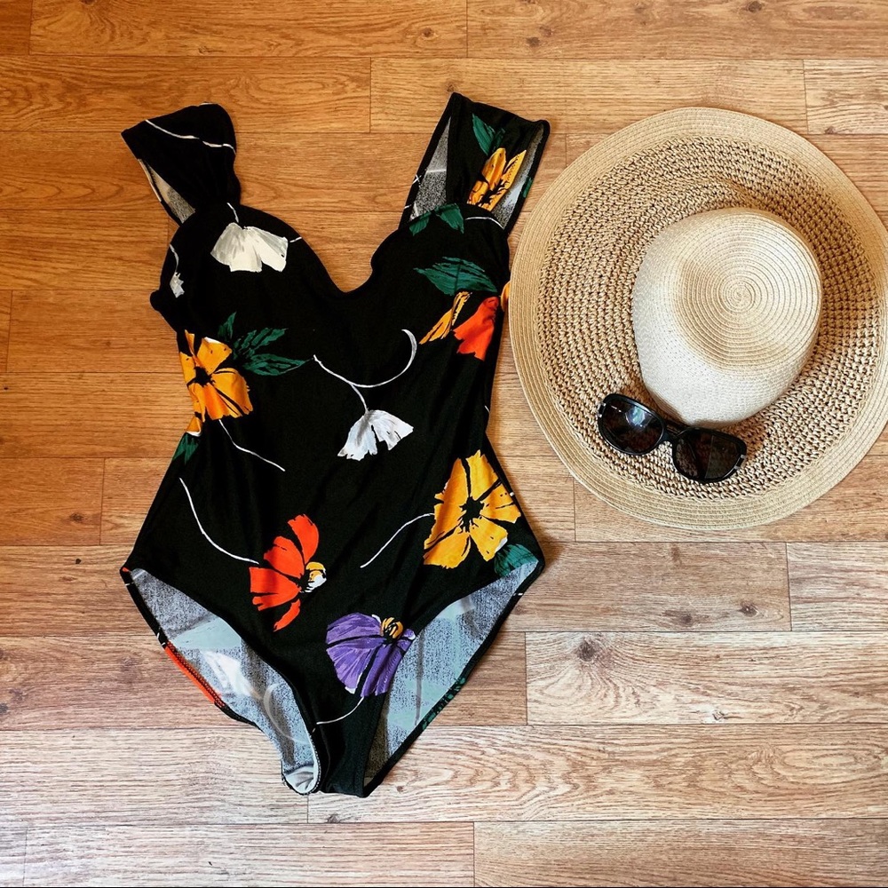 Vintage floral one piece